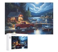 Paesaggio City Truck Puzzle per adulti Famiglia Attività Giochi Home Decor Puzzle 1000 PCS
