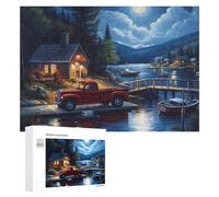 Paesaggio City Truck Puzzle per adulti Famiglia Attività Giochi Home Decor Puzzle 300 PCS