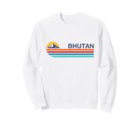 Paesaggio colorato del Bhutan Felpa
