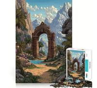 Paesaggio con arco antico Puzzle da 1000 pezzi per ragazzi Stimola le capacità cognitive Divertimento con incastro sicuro Nessun pezzo si stacca Un modo coinvolgente per passare il tempo libero
