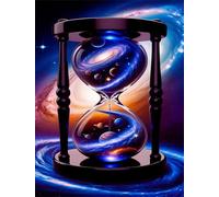 Paesaggio cosmico a clessidra - Puzzle 300 Pezzi - puzzle Fai da te 38x26 cm,Intrattenimento Creativo - Puzzles Per Adulti E Tutta La Famiglie