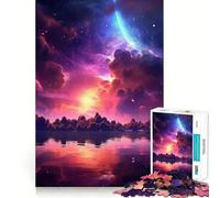 Paesaggio cosmico vibrante,puzzle da 1000 pezzi per ragazzi,gioco di memoria,incastro perfetto,nessun pezzo si stacca,ideale da portare in viaggio,gioco per allenare la mente,regalo (50x75cm)