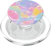 Paesaggio dei sogni pastello con stelle colorate caramella PopSockets PopGrip per MagSafe