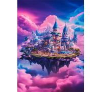 Paesaggio del castello nel cielo - Puzzle 150 Pezzi - puzzle Fai da te 35x25 cm,Intrattenimento Creativo - Puzzles Per Adulti E Tutta La Famiglie
