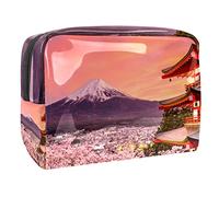 Paesaggio del Giappone Borsa cosmetica appesa Custodia per il trucco per il viaggio delle donne