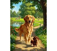 Paesaggio del parco Puzzle 1000 Pezzi per Adulti e Ragazzi, Puzzles Classico, Puzzle Adulti 1000 pezzi Animali, Decorazione Casa, Idea Regalo Creativa e Divertente, Intrattenimento Antistress 75x50cm