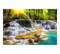 Paesaggio della cascata nel bosco - Puzzle 30 Pezzi - puzzle Fai da te, Intrattenimento Creativo, Puzzles Classico Arte,Regalo per Adulti dai 14 anni 25 x 20 cm