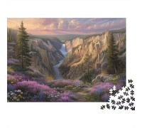 Paesaggio della valle 1000pcs (75x50cm) - Wild Fiori WaterAutunno Tramonto Puzzle Per Adulti GioGattotolo Fai-da-te