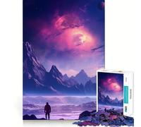 Paesaggio della Valle della Galassia - Puzzle da 1000 pezzi per adulti - Gioco di divertimento mentale - Tecnologia di taglio laser avanzata - Sfida divertente per i tempi di attesa (50x75cm)