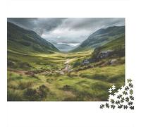 Paesaggio della valle Puzzle 1000 Pezzi Adulti In puzzle in Cartone Premium, Un Classico Puzzle A Pezzi Per Enigma Di Allenamento Alla Concentrazione, Ideale Per Giochi Di