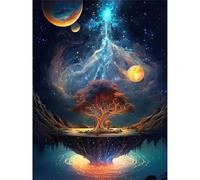 Paesaggio Dell'Albero della Vita Puzzles 1500 Pezzi per Adulti, Challenge Gioco Educativo per adulti, puzzles per Gioco Familiare, Giochi Rilassamento e Intelligence, puzzle 1500 pezzi 87 x 57 cm
