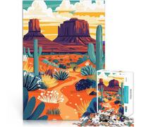 Paesaggio desertico della Monument Valley, Arizona puzzle 1000 pezzi per adulti Divertimento in famiglia perché è ideale come regalo per tutta la famiglia 38x26cm