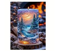 Paesaggio di candele - Puzzle 700 Pezzi - puzzle Fai da te, Intrattenimento Creativo, Puzzles Classico Arte,Regalo per Adulti dai 14 anni 52 x 38 cm