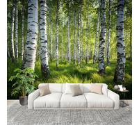 Paesaggio Di Junglee E Praterie Carta da Parati Fotografica Panorama Effetto 400x280 cm Verde Decorazione per la Casa per Pareti per Camera Da Letto Sala Fotomurali In Tessuto Non Tessuto