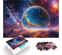 Paesaggio di un pianeta alieno Puzzle 1000 pezzi per adolescenti Antistress Vacanza in patria Uccidere il tempo Gioco educativo per compleanno e Natale 38x26cm