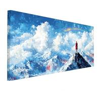 Paesaggio Diamond Painting Adulti, 5D Diamantini Crystal Art Quadri Diamond Painting Montagna Motivo, Grande Pittura Diamante Kit Fai Da Te Adulti 70x30cm, Decorazioni Parete Casa, Regalo Donna B-53