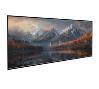 Paesaggio Diamond Painting Kit Completo Cima Della Montagna Pittura Diamante 5D Rotondo Completo per Adulti, Pittura Diamante Strass Ricamo a Punto Croce Painting per Regalo 30 x 60 cm PJY9 7-2
