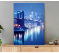 Paesaggio Dipingere con i Numeri Adulti, Dipingere con i Numeri Architettura, Fai Da Te Paint by Numbers Creativo Adulti con Cornice, Pennelli e Pigmenti Acrilici per Decorazioni Casa 50x70cm Li0-4998
