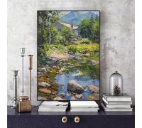 Paesaggio Dipingere con i Numeri Adulti, Natura Paint by Numbers, Quadri da Dipingere Numerati DIY Hobby Creativi Adulti con 3 Pennelli e Colori Acrilici per Decorazioni Parete (40 x 50 cm) -bby250601