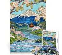 Paesaggio estivo giapponese - Puzzle da 1000 pezzi per adulti - Regalo - Gioco di abilità e antistress - Taglio preciso - Lista dei desideri di Babbo Natale 38x26cm