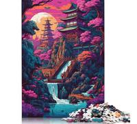 Paesaggio fantasy 32 puzzle da 1500 pezzi per adulti, interessanti giochi di riduzione dello stress per adulti e adolescenti, 1500 pezzi (85x57 cm)