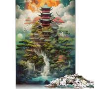 Paesaggio fantasy 33 puzzle per adulti da 1500 pezzi, giochi stimolanti per famiglie, puzzle per bambini dai 12 anni in su, 1500 pezzi (85x57 cm)