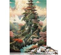 Paesaggio fantasy 34 Puzzle da 520 pezzi per adulti, giocattoli di decompressione, rompicapo per donne e uomini, 520 pezzi (52x38 cm)