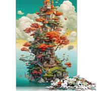 Paesaggio fantasy 36 puzzle per adulti da 520 pezzi, giochi stimolanti per famiglie, puzzle per bambini dai 12 anni in su, 520 pezzi (52x38 cm)
