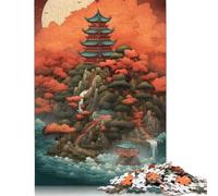 Paesaggio fantasy 38 puzzle per adulti da 1500 pezzi, giochi stimolanti per famiglie, puzzle per bambini dai 12 anni in su, 1500 pezzi (85x57 cm)