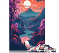 Paesaggio fantasy 58 puzzle da 1500 pezzi per adulti, giochi creativi, puzzle per adulti per ragazzi o ragazze, 1500 pezzi (85x57 cm)