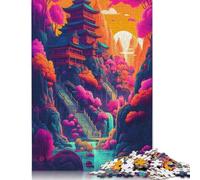 Paesaggio fantasy 7 1500 puzzle impegnativo e stimolante per adulti e ragazzi, 1500 pezzi (85x57 cm)