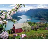 Paesaggio Fattoria Fiumi - Puzzle 150 Pezzi - Puzzle Fai da te 35x25 cm,Intrattenimento Creativo - Puzzle Per Adulti E Tutta La Famiglie