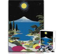 Paesaggio giapponese con il monte Fuji, puzzle da 1000 pezzi per adulti e adolescenti, gioco creativo di risoluzione dei problemi, idea regalo memorabile e sentita, dimensioni 50x75cm