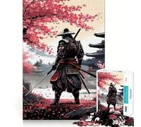 Paesaggio giapponese dei samurai - Puzzle da 1000 pezzi per adulti - Gioco di logica e creatività - Attività domestica - Taglio liscio - Sorpresa di Natale (38x26cm)