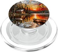 Paesaggio in metallo goffrato PopSockets PopGrip per MagSafe