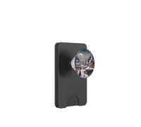 Paesaggio invernale villaggio di Natale PopSockets PopWallet per MagSafe