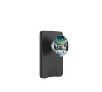 Paesaggio invernale villaggio di Natale PopSockets PopWallet per MagSafe