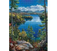 Paesaggio Montagna Puzzle 1000 Pezzi, 3D Puzzle per Adulti Impegnativo, Educa Puzzles Artistico, Divertente E Stimolante Puzzles Decorativo per La Famiglia, Regalo e Decorazione Pareti FNKL6-340