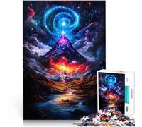 Paesaggio montano cosmico puzzle 1000 pezzi per adulti Aiuta il cervello ad allenare i giocattoli che creano dipendenza per coltivare la pazienza decorazione murale 38x26cm