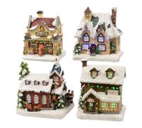 Paesaggio natalizio Kaemingk 481084 Casetta Innevata multicolore 1 PEZZO MISTO