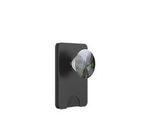 Paesaggio nebbioso del passaggio di avvolgimento della scogliera della strada di montagna PopSockets PopWallet per MagSafe