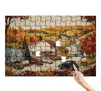 Paesaggio Puzzle 1000 Pezzi, Auto Puzzle Adulti, Giochi Educativi per la Famiglia, Divertimento Colorato Set con Scatola, Giochi Creativi per Regalo Uomo Decorazioni Casa, Regalo Bambina 6 Anni R-7