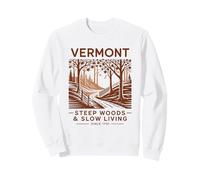Paesaggio Rustico e Vita Lenta del Vermont Felpa