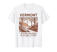 Paesaggio Rustico e Vita Lenta del Vermont Maglietta