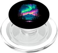 Paesaggio scenico Aurora Borealis PopSockets PopGrip per MagSafe