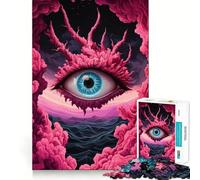 Paesaggio surreale, puzzle da 1000 pezzi per adolescenti, gioco per allenare la mente, evasione rilassante, arte da assemblare, regalo premuroso 50x75cm