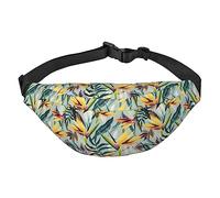 paesaggio tropicale per donna uomo cintura regolabile casual per viaggi escursionismo marsupi