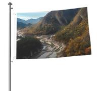 Paesaggio turistico Bandiera da giardino 2 x 3 Ft Bandiera per esterni Bandiera Brezza Bandiera a prova di dissolvenza Bandiere per la casa Decorazione esterna interna