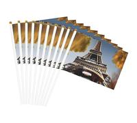 Paesaggio urbano Parigi Torre Eiffel Francia Stampa Convenienza Bandiera Palmare Bandiere Leggere Decor Indoor Outdoor Eventi Feste