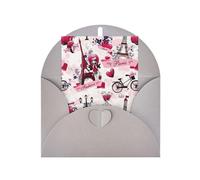 Paesaggio urbano Parigi Torre Eiffel Francia stampa verticale carta vuota Holiday Greeting Thankful For You (Thinking Of You biglietto di compleanno)